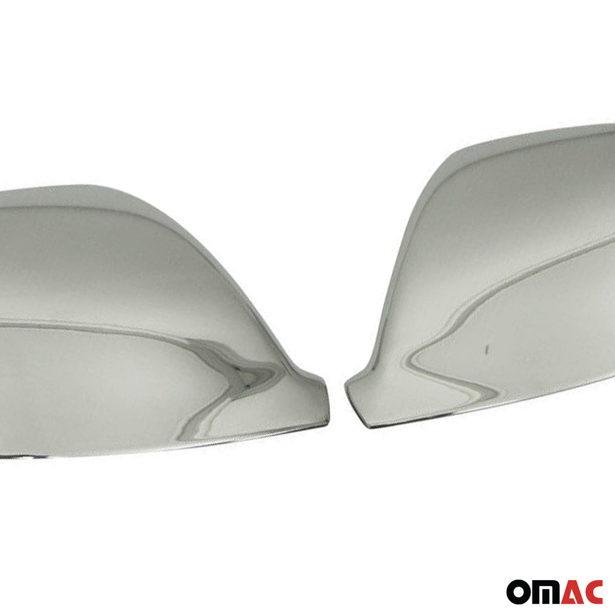 Coques de Rétroviseurs pour VW T6 T6.1 Transporter 2015-2024 Acier Chromé Argent
