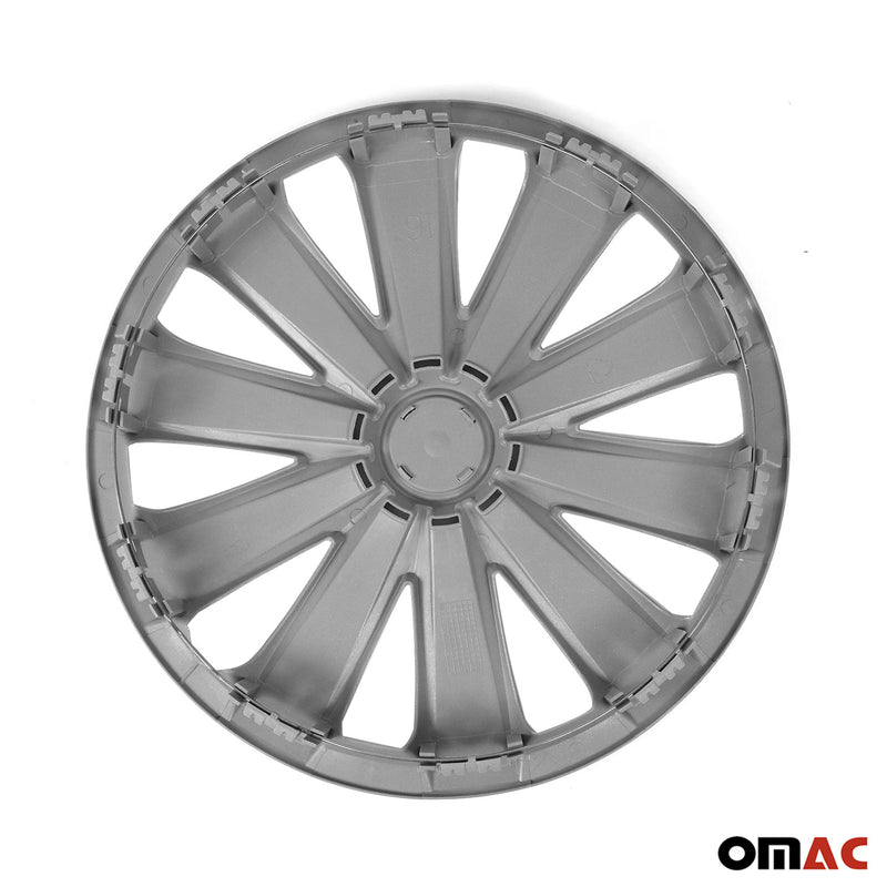 16 Pouces Jeu Enjoliveurs de Roue pour Citroen C3 Aircross 4 Piéces Gris