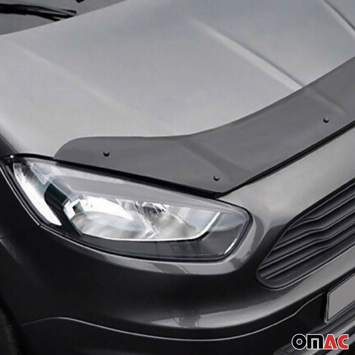 Deflecteurs d'air capot de voiture pour Ford Connect 2014-2019 Acrylique Noir