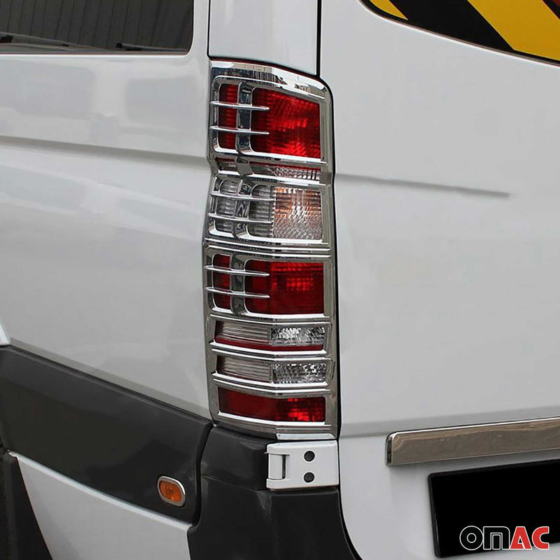Cadre de Feu Stop Arrière pour Mercedes Sprinter W906 2006-2018 ABS Chromé 2 Pcs
