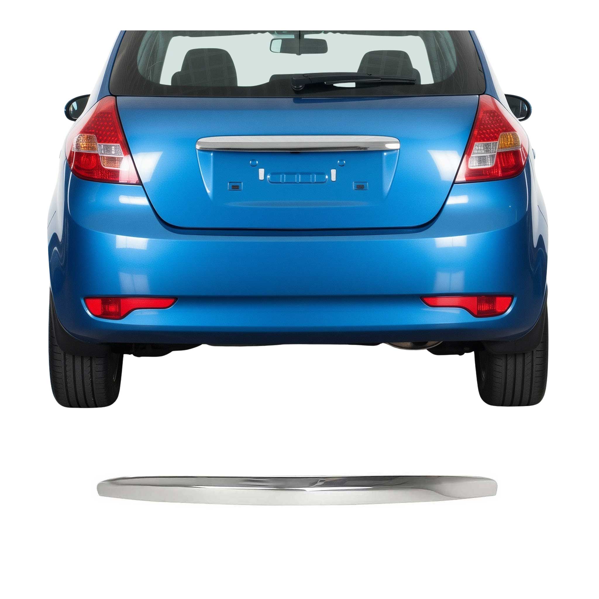 Arrière coffre couvercle moulure pour Kia Ceed I Hatchback 2009-2012 inox Chromé