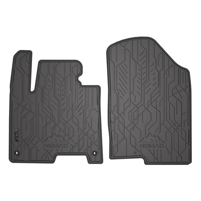 Tapis de Sol de Voiture pour Kia Sportage V 2021-2025 Caoutchouc Noir-Gris 2Pcs