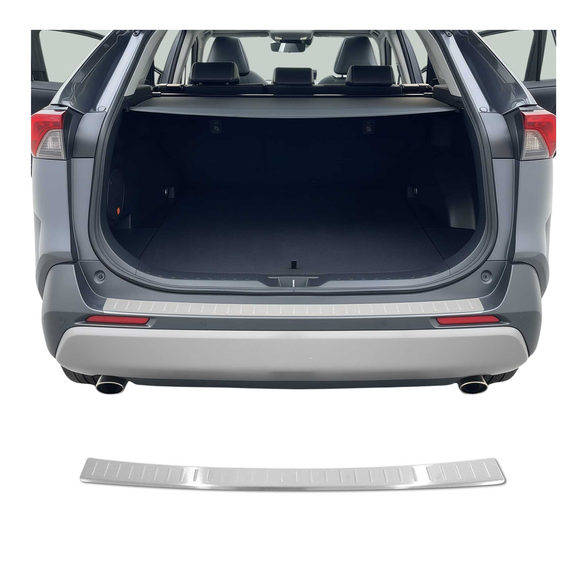 OMAC Protection de Pare-Chocs pour Toyota RAV4 V 2019-25 Inox finition brossée