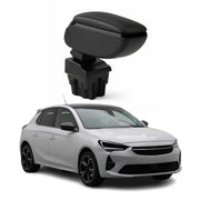 Accoudoir pour Opel Corsa F HB 2019-2026 Vinyl Abs Noir Coulissant
