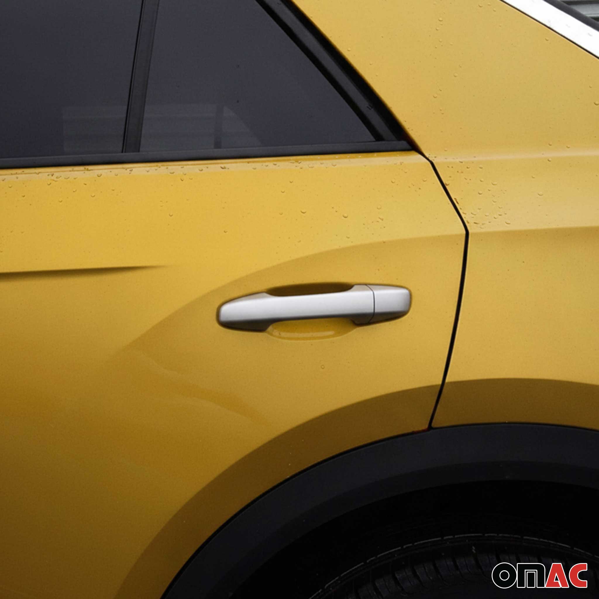 Couverture Poignée de porte pour Volkswagen Golf 2013-2019 Chrome brossé