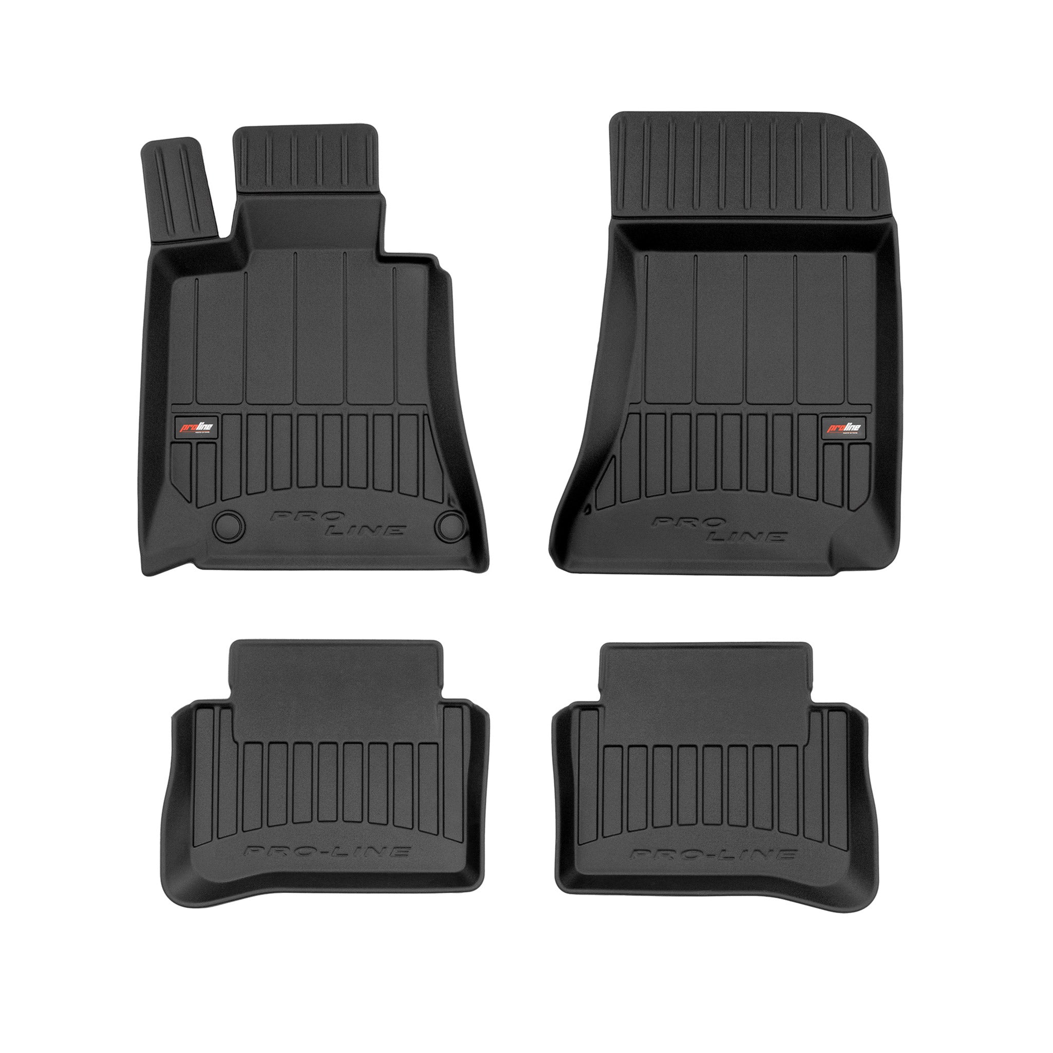 OMAC Tapis de sol en caoutchouc pour Mercedes CLS 2010-2018 Noir Premium