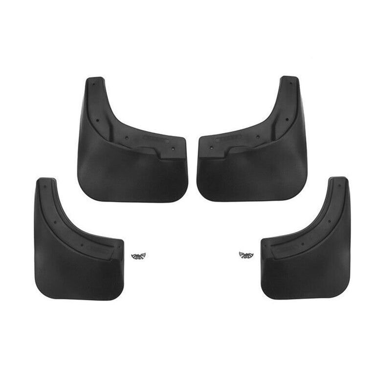 Bavettes Garde Boue pour VW Touareg 2010-2018 Avant et Arrière Plastique Noir 4x