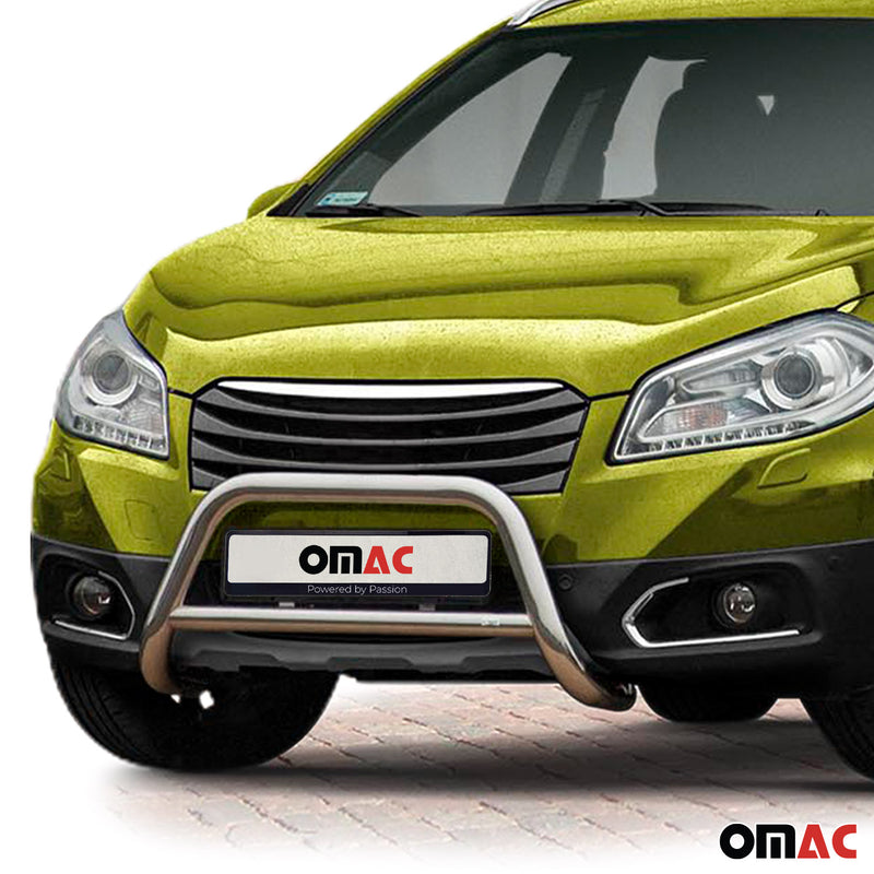 Pare-Buffle Avant Pour Suzuki SX4 S-Cross 2013-2016 en Acier Argent