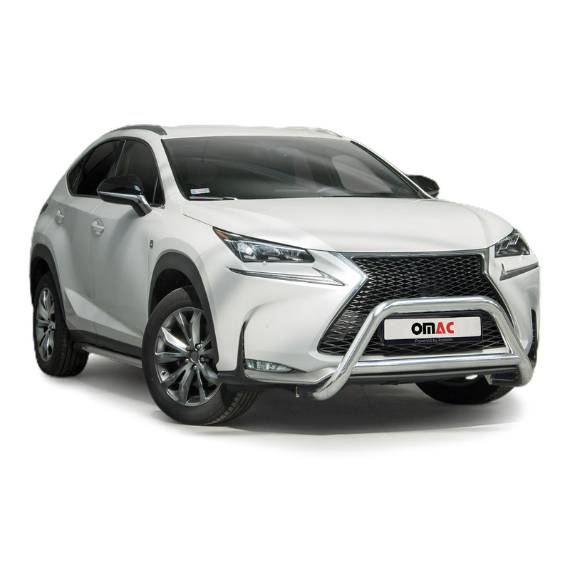 Pare-Buffle Avant Pour Lexus NX 2014-2017 en Acier Inoxydable Argent