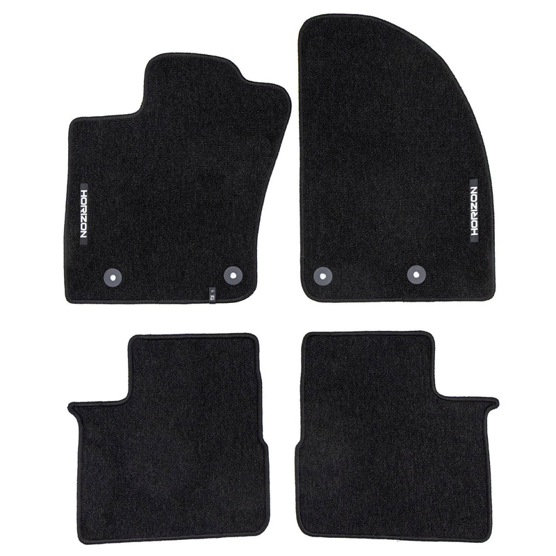 Tapis de Sol de Voiture pour Fiat Tipo HB 2015-2025 Velours Imperméable 4Pcs