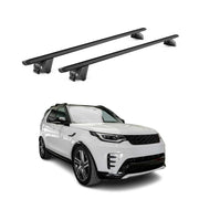 Barres de toit transversales pour Land Rover Discovery Velar 2017-2026 Noir ABE