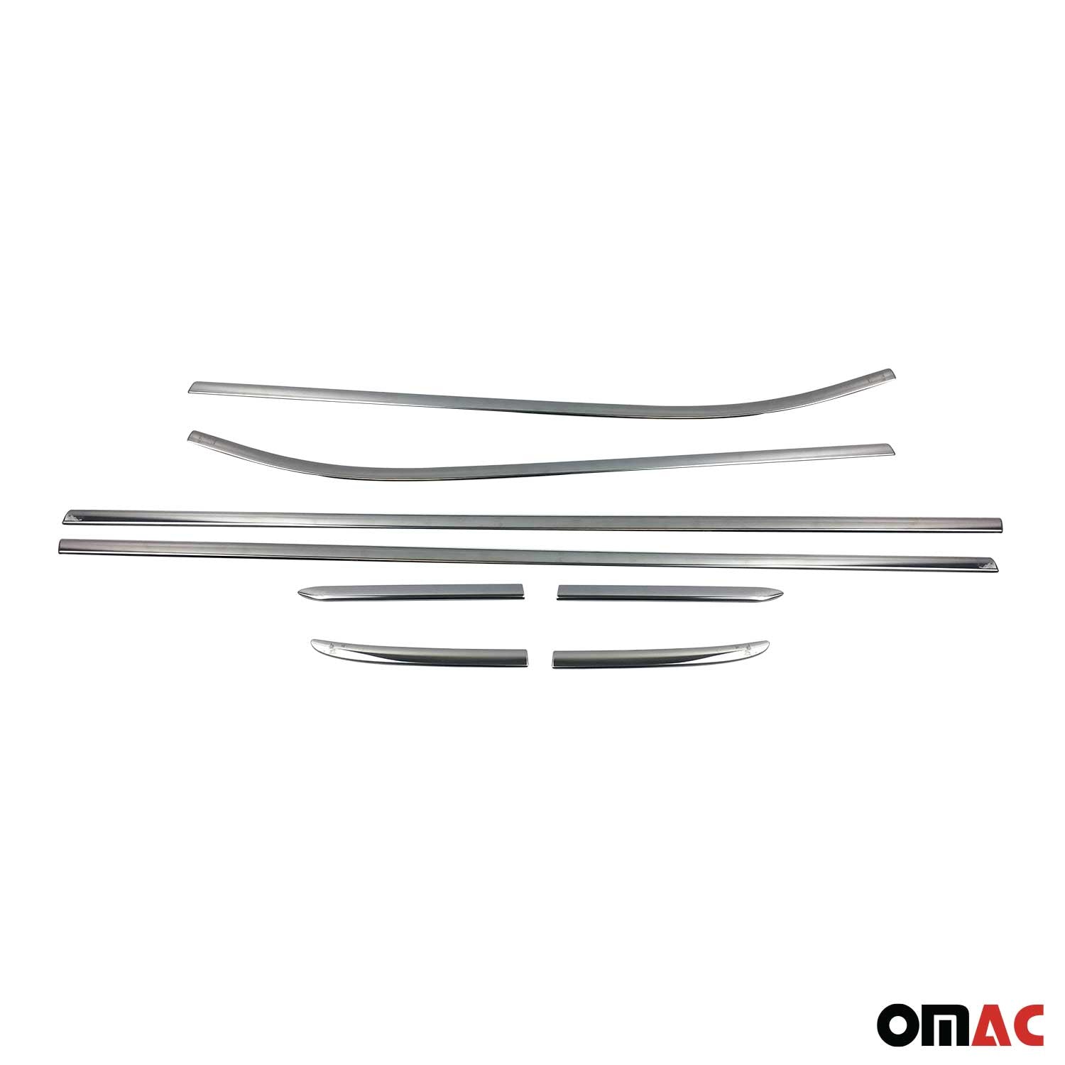 Garniture de Fenêtre pour Ford Fiesta HB 2017-2021 Acier Chromé 8Pcs