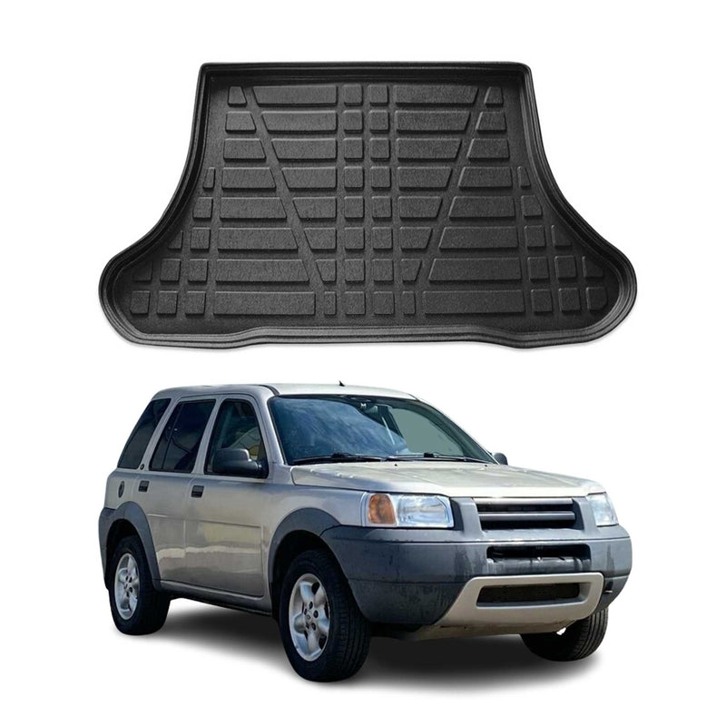 Tapis de Coffre pour Land Rover Freelander 1998-2007 en TPE Noir