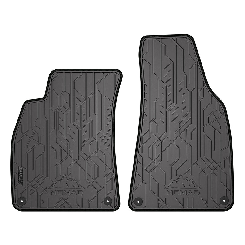 Tapis de Sol de Voiture pour Seat Exeo 2008-13 Caoutchouc Imperméable 2Pcs