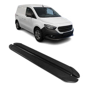 Marchepieds latéraux pédale pour Mercedes Citan W420 L1 2021-2026 2Pcs Alu Noir