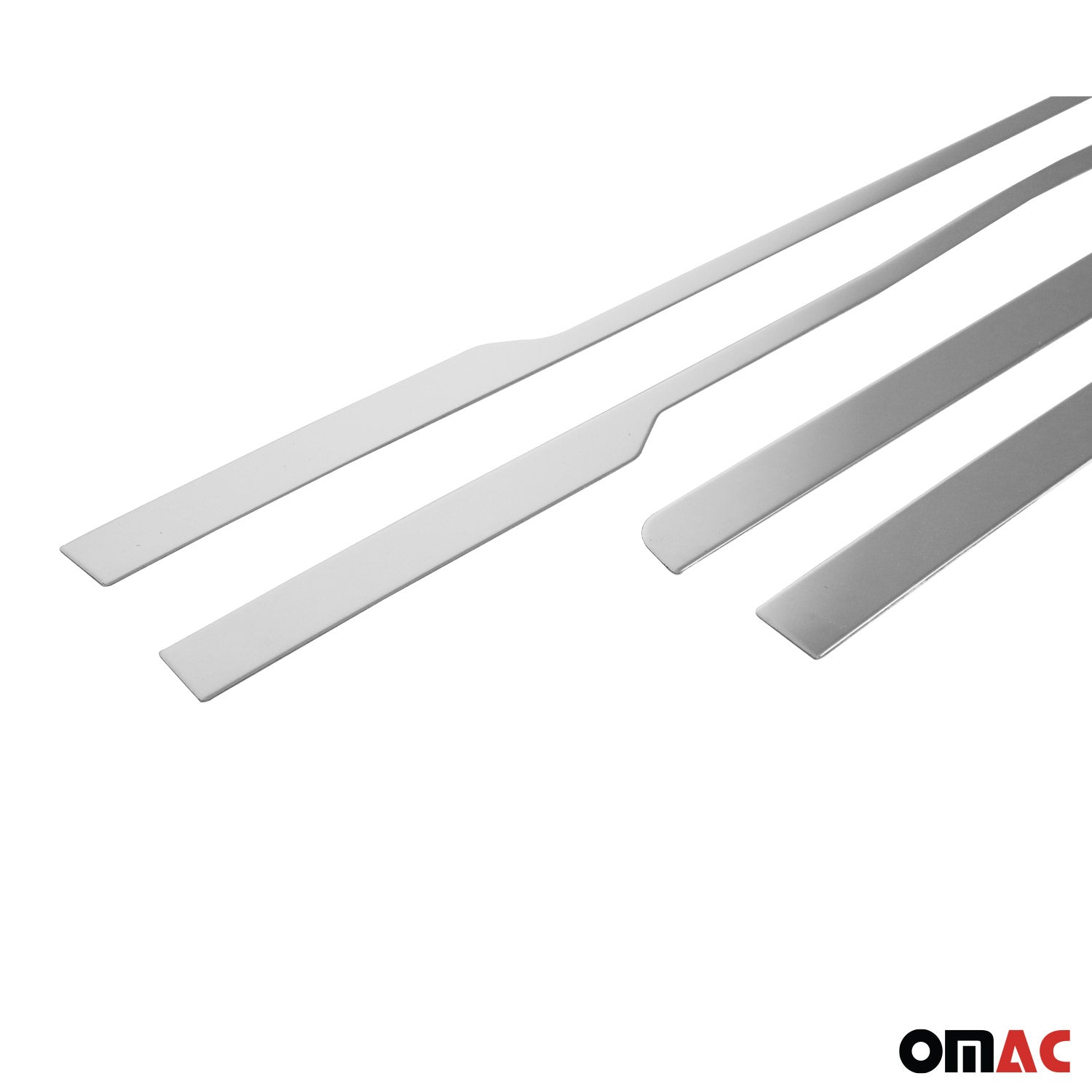 Bandes latérales de porte pour Hyundai Tucson 2022-2026 4Pcs en Acier Silver