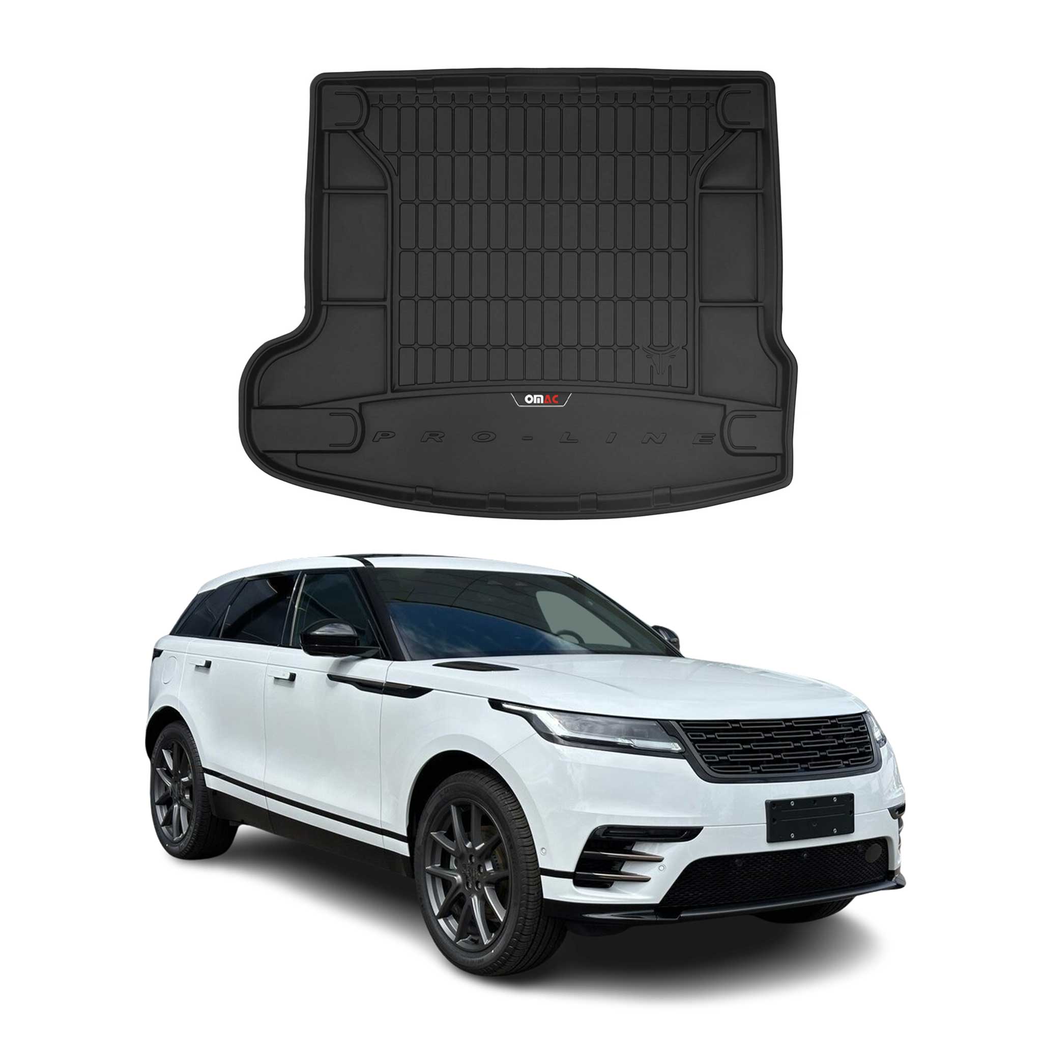 Tapis de Coffre pour Land Rover Range Rover Velar 2017-2022 TPE Noir