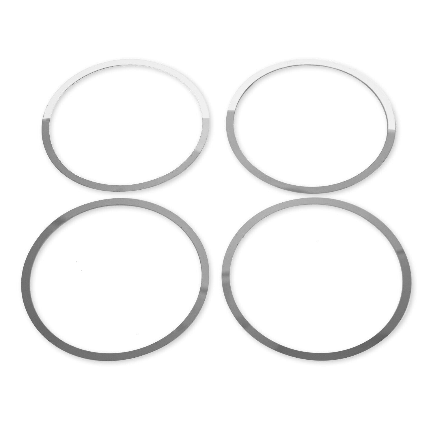 Garniture de cadre de haut-parleur pour Nissan X-Trail 2014-2021 inox chromé 4x