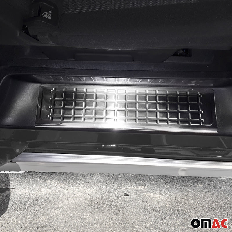 Couverture de Seuil de porte pour Peugeot Expert Traveller 2016-25 acier chromé