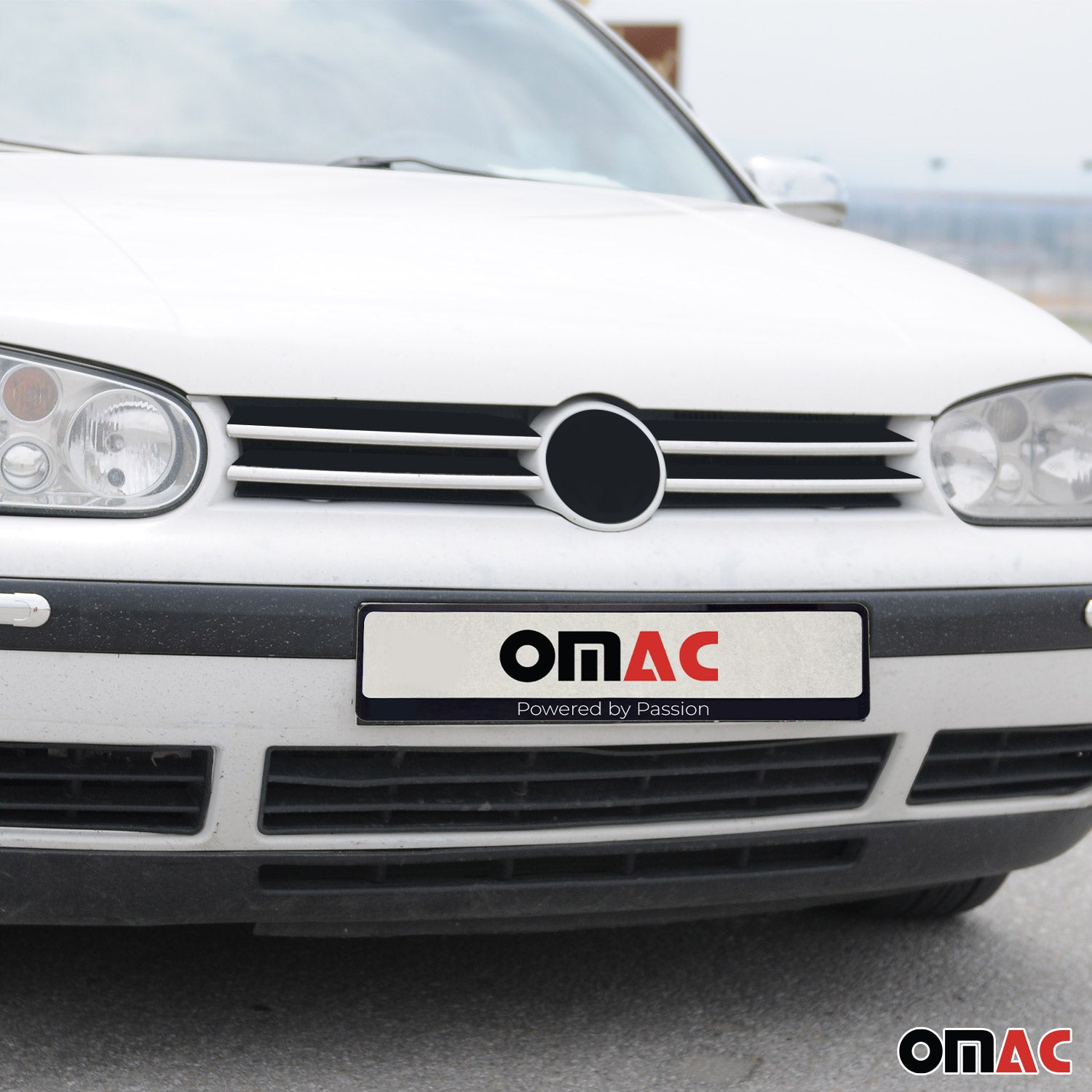 Moulure de Grille de Calandre pour VW Golf V 2003-2008 Chromé 4Pcs