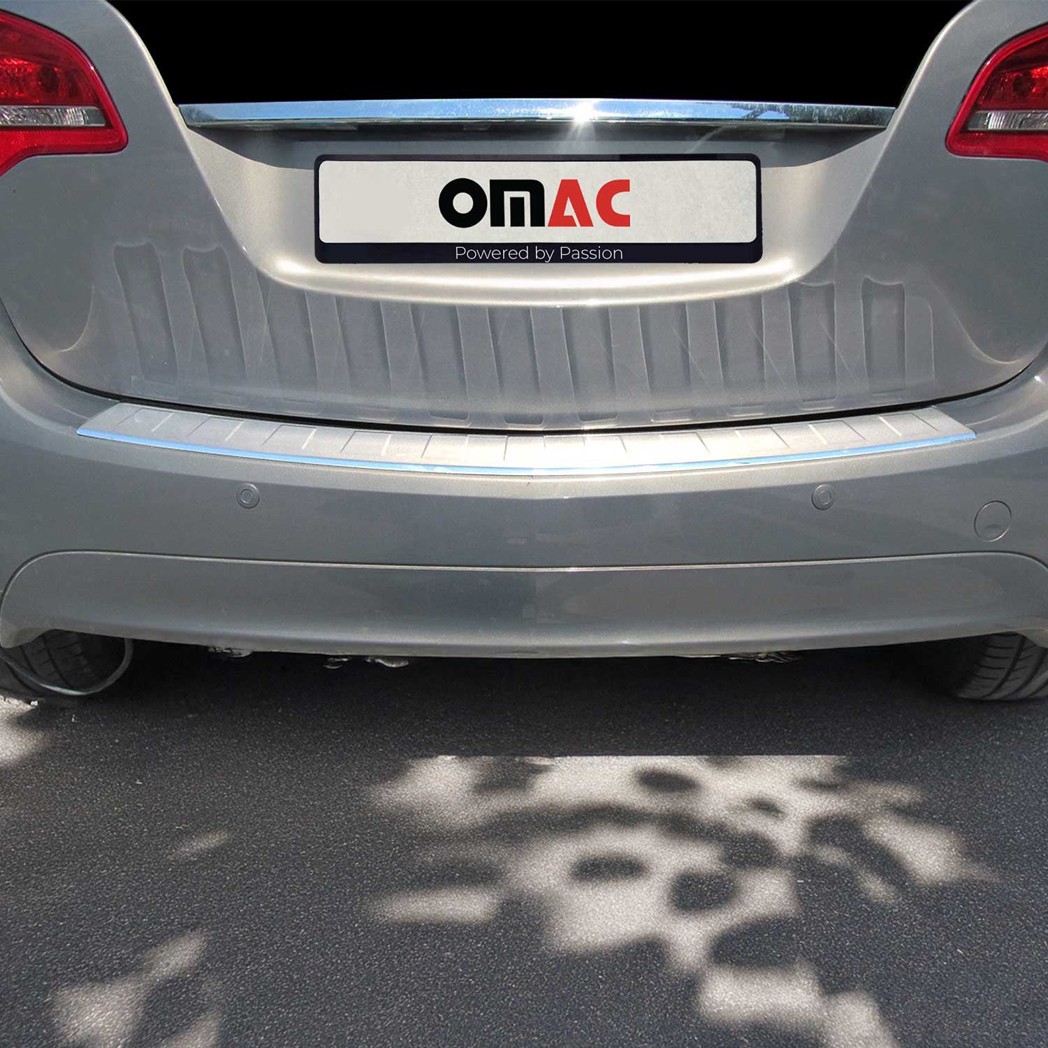 Protection seuil coffre pare-chocs pour Opel Meriva 2010-2017 inox Brossé