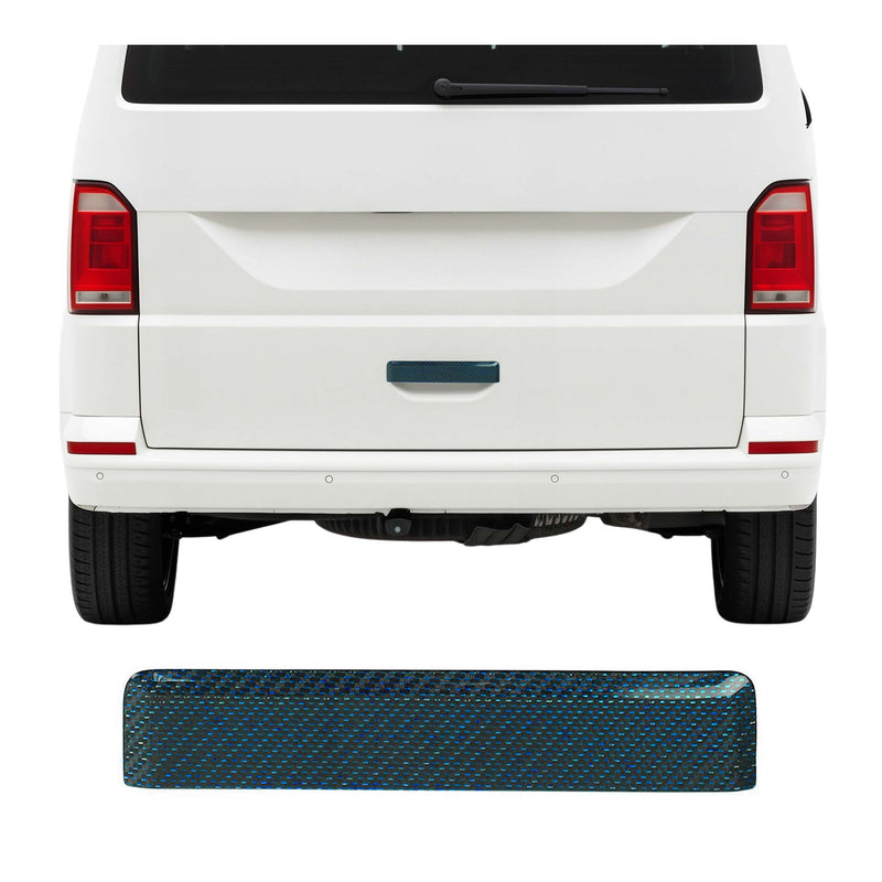 Garniture supérieure de Coffre pour VW T6 Transporter 2015-2019 Carbone bleu