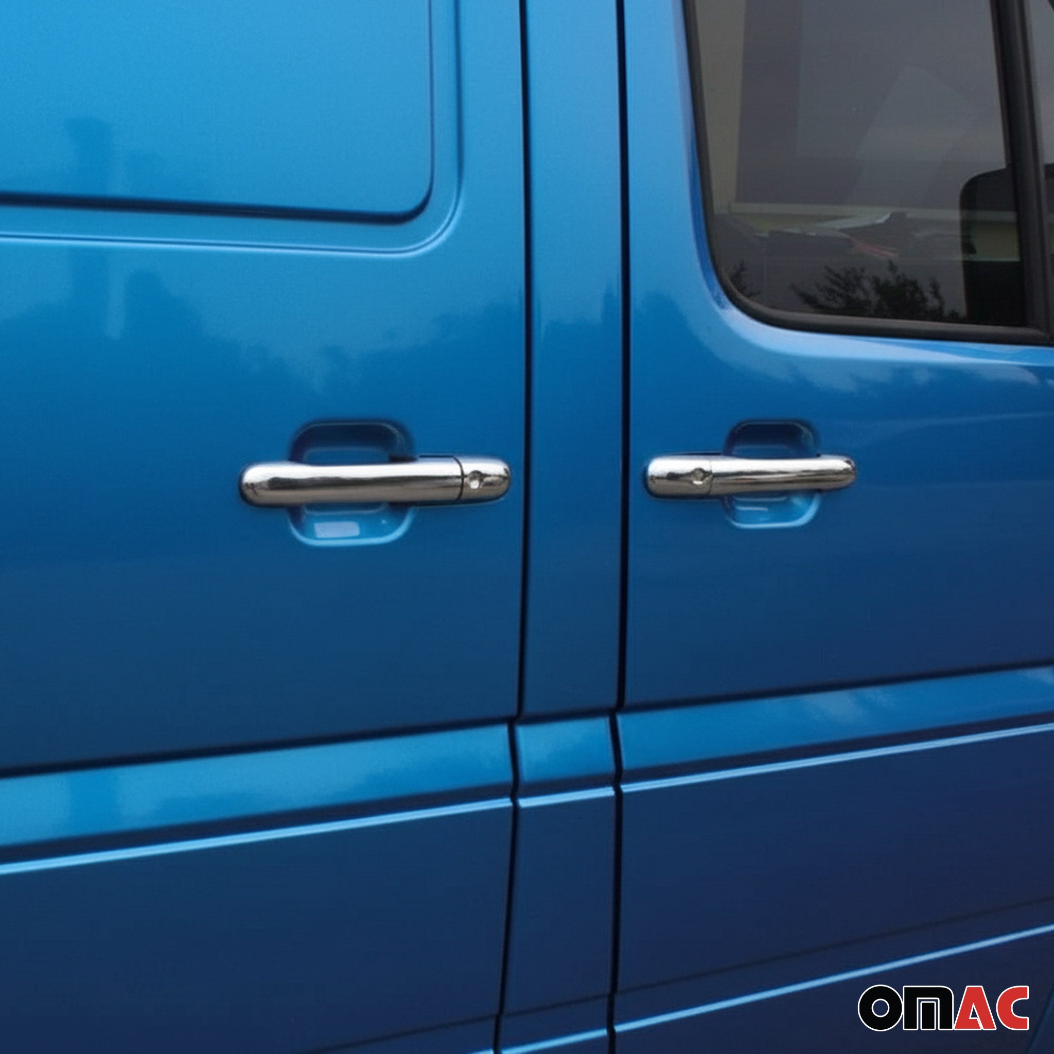 Couverture Poignée de porte pour VW LT 1998-2006 4 portes Acier inox 8Pcs