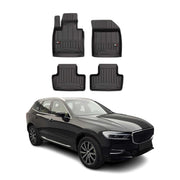 OMAC Tapis de sol en caoutchouc pour Volvo XC60 2017-2024 Noir Premium