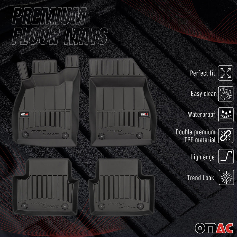 Tapis de Sol pour Opel Insignia A 2008-2017 TPE Noir