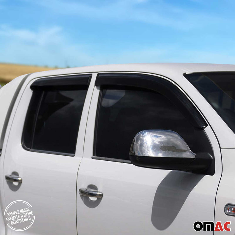 Déflecteurs De Vent Pluie D'air pour Isuzu D-Max 2019-2025 Acrylique 4 Pcs