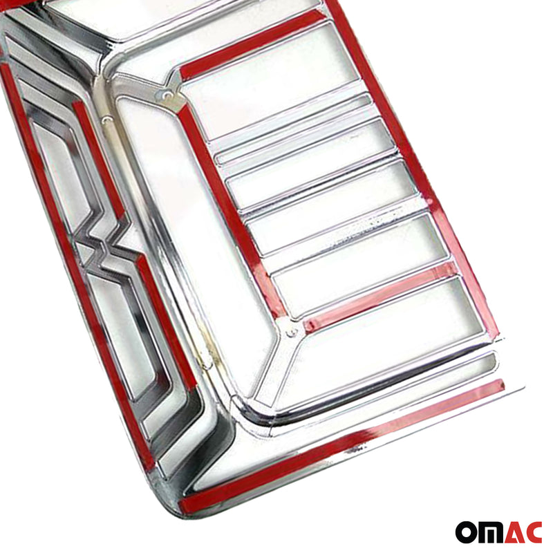 Cadre de Feu Stop Arrière pour VW Caddy IV 2015-2020 ABS Chromé 2 Pcs