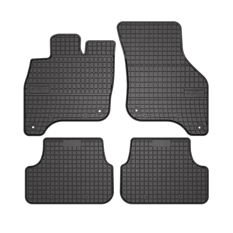 Tapis de Sol pour VW Golf 2014-2019 Caoutchouc Noir