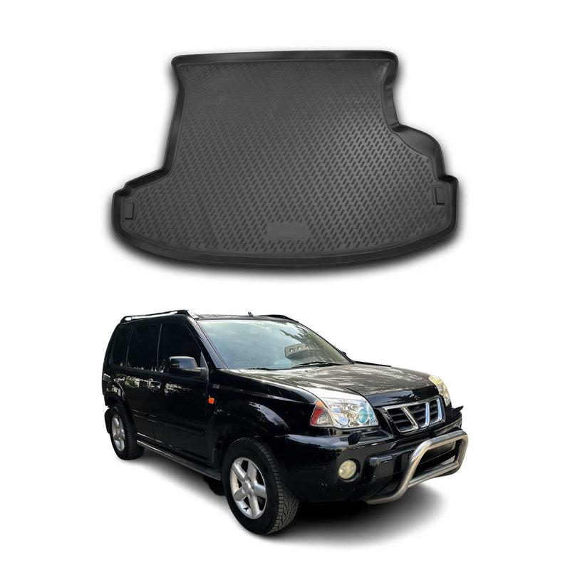 Tapis de Coffre pour Nissan X-Trail 2001-2007 TPE Noir