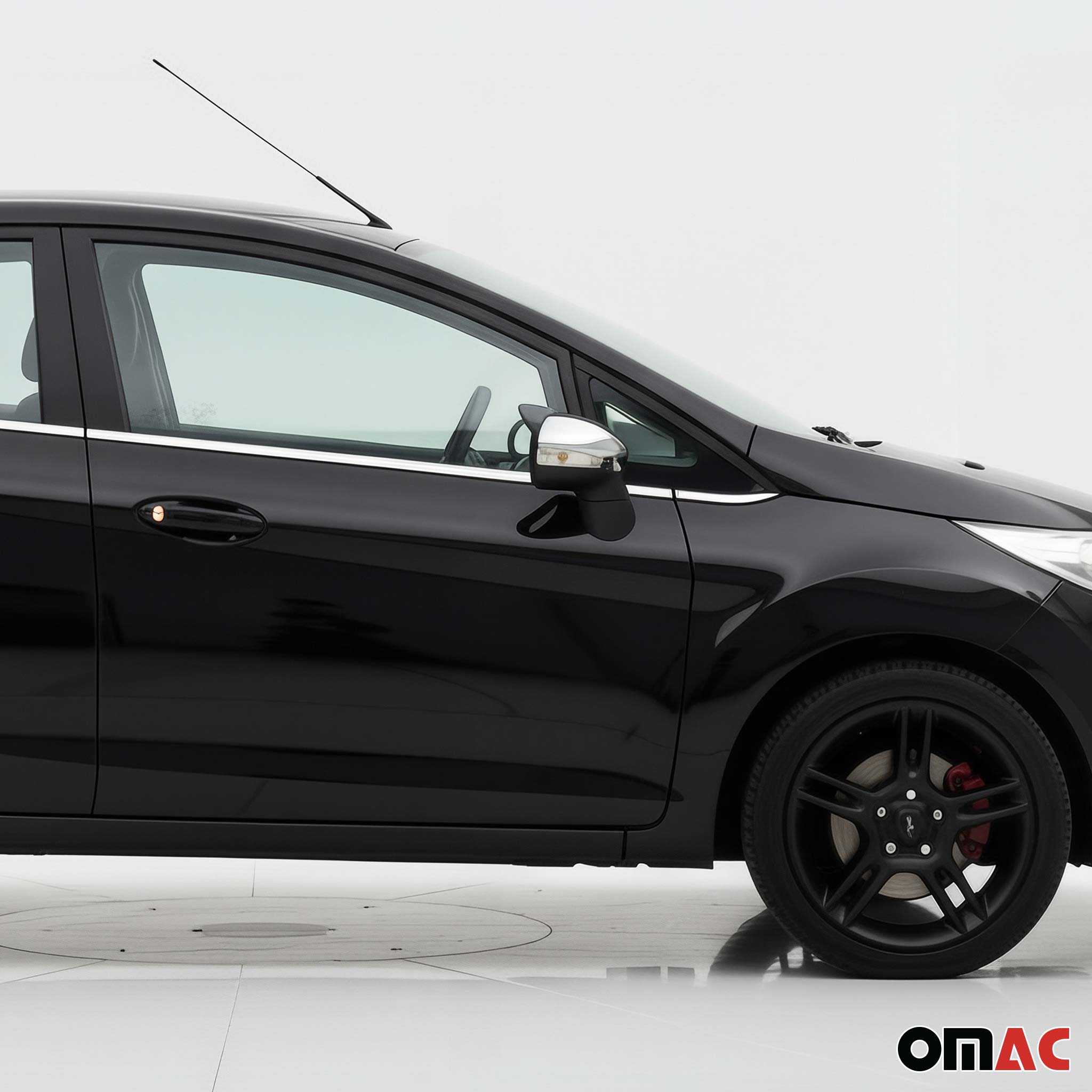 Coques de Rétroviseurs pour Ford Fiesta / B-Max 2008-2017 en ABS Chromé 2x