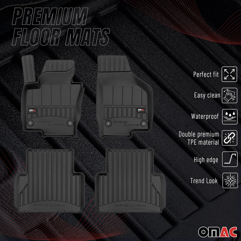 Tapis de Sol pour VW Sharan 2010-2022 TPE Noir