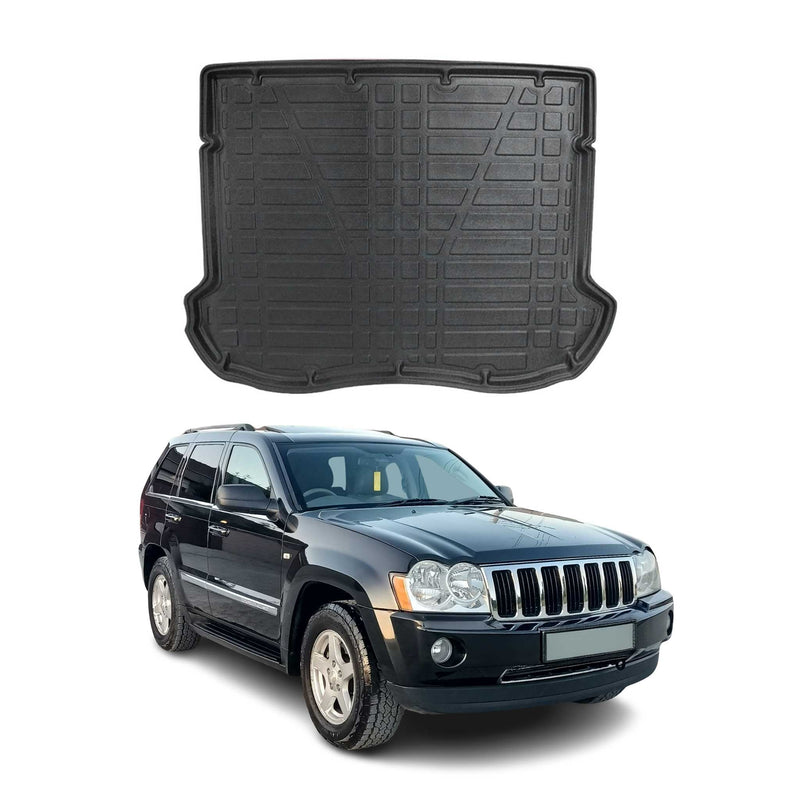 Tapis de Coffre pour Jeep Grand Cherokee 2005-2010 en TPE Noir