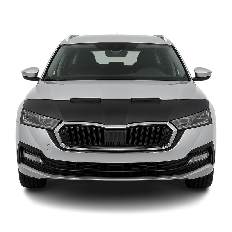 Protège Capot - Masque De Voiture pour Skoda Octavia Combi 2020-2025 Vinyle Noir
