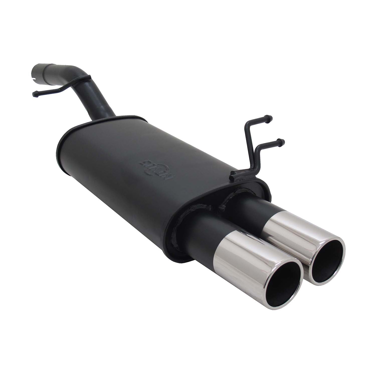 Échappement arrière sport Novus pour Ford Fiesta MK6 JH / JD 2x76mm avec ABE