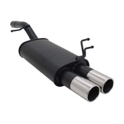 Échappement arrière sport Novus pour Ford Fiesta MK6 JH / JD 2x76mm avec ABE