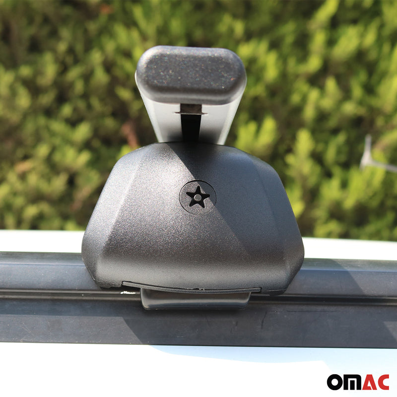 Barres de toit Transversales pour Infiniti QX55 2019-2025 SUV Fer Argent ABE