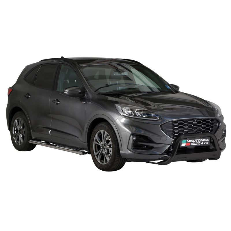 Pare-buffle Avant pour Ford Kuga 2020-2025 63mm en Acier Inoxydable Noir