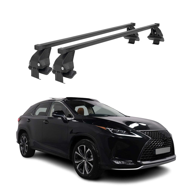 Barres Transversales Menabo pour Lexus RX AL20 2015-2019 Noir
