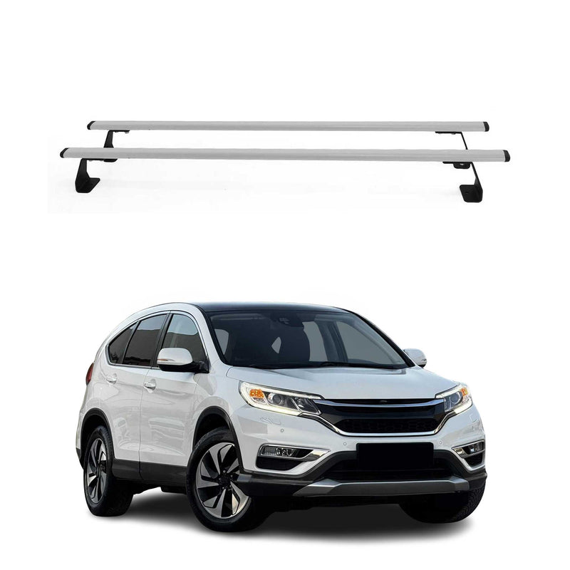Barres de toit transversales pour Honda CR-V 2012-2016 Acier Gris 2 pcs