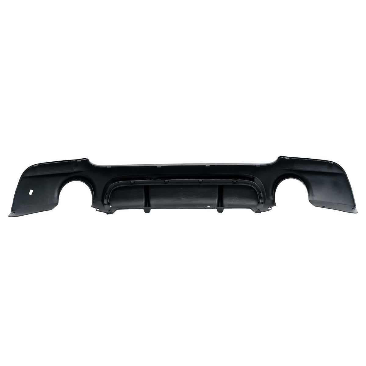 JOM Insert de Pare-choc Arrière pour BMW Série 3 E92/E93 2006-2013 Noir Brillant 1-Rohr (li/re)