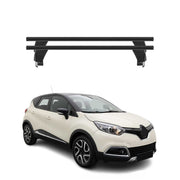 Menabo Barres de toit Transversales pour Renault Captur 2013-2017 Alu Noir ABE
