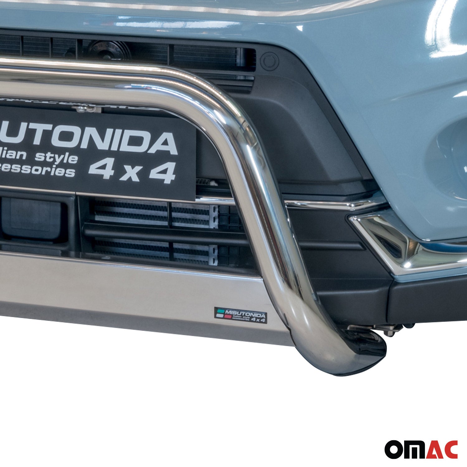 Pare-buffle Avant pour Suzuki Vitara 2019-2026 63 mm en Acier Gris