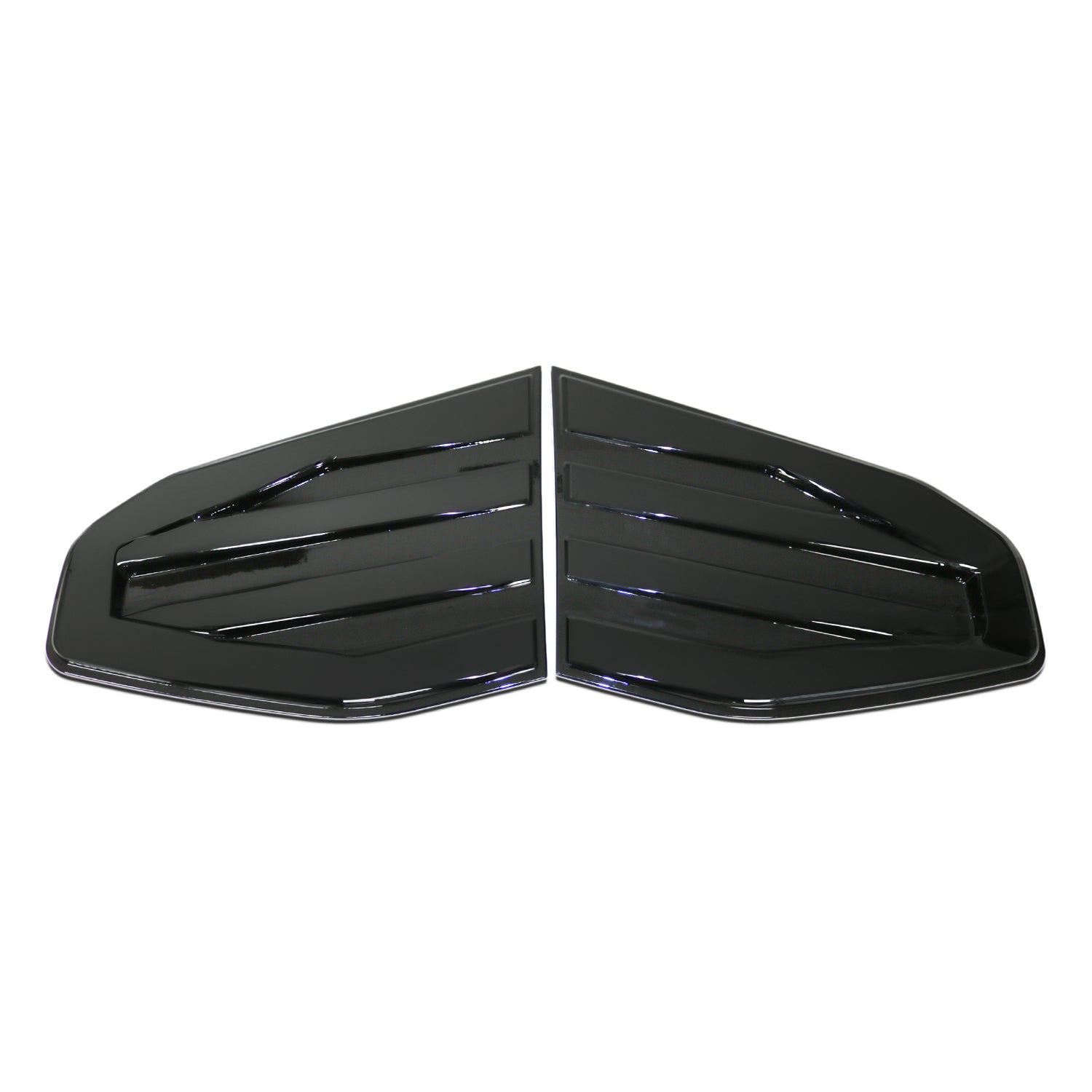 Revêtement Arrière Carénage de Vitre pour Dacia Jogger 2022-2026 2Pcs Noir