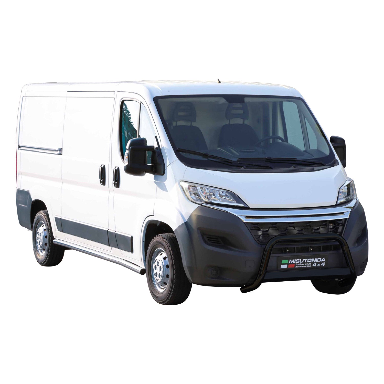 Pare-buffle Avant pour Citroen Jumper 2014-2025 63 mm en Acier Noir