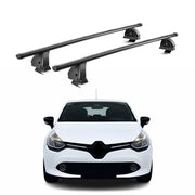 Barres de toit transversales acier pour Renault Clio IV HB Break 2012-19 Noir 2x