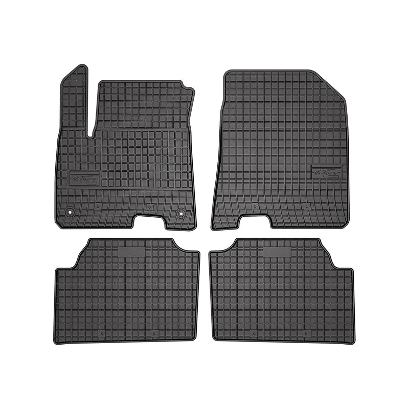 Tapis de Sol pour Kia E-Niro 2018-2022 Caoutchouc Noir